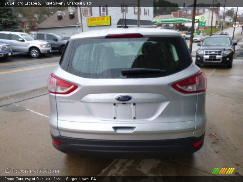 Ingot Silver / Charcoal Black 2014 Ford Escape S