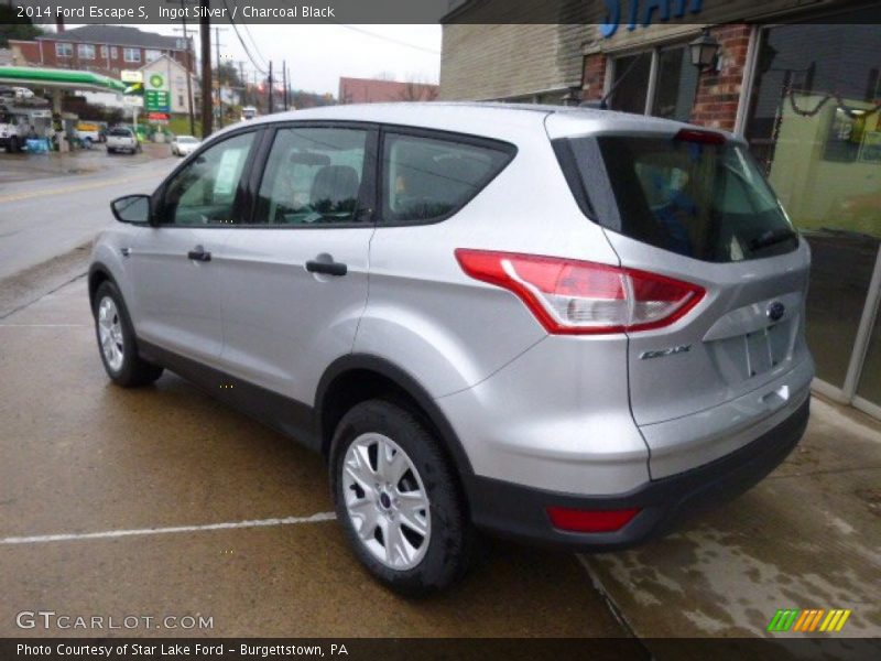 Ingot Silver / Charcoal Black 2014 Ford Escape S