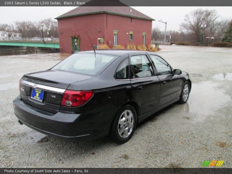 Black / Black 2003 Saturn L Series L300 Sedan