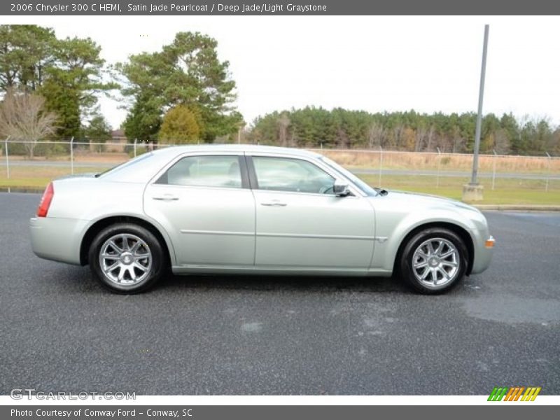 Satin Jade Pearlcoat / Deep Jade/Light Graystone 2006 Chrysler 300 C HEMI