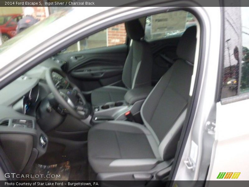 Ingot Silver / Charcoal Black 2014 Ford Escape S