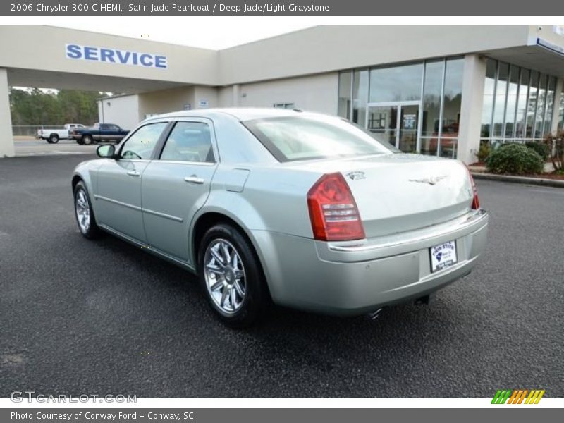 Satin Jade Pearlcoat / Deep Jade/Light Graystone 2006 Chrysler 300 C HEMI