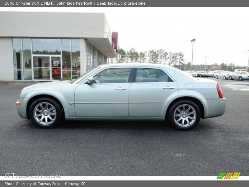 Satin Jade Pearlcoat / Deep Jade/Light Graystone 2006 Chrysler 300 C HEMI