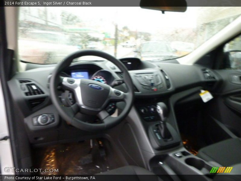 Ingot Silver / Charcoal Black 2014 Ford Escape S