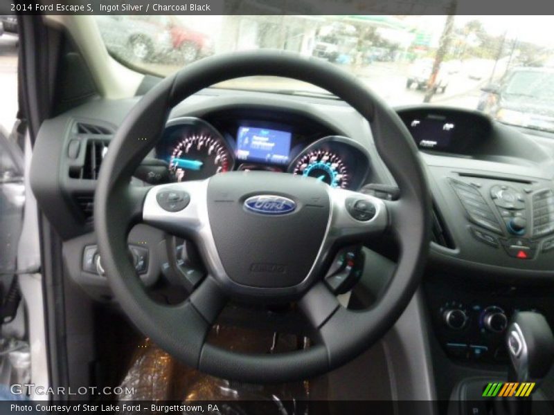 Ingot Silver / Charcoal Black 2014 Ford Escape S