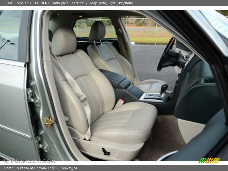 Satin Jade Pearlcoat / Deep Jade/Light Graystone 2006 Chrysler 300 C HEMI