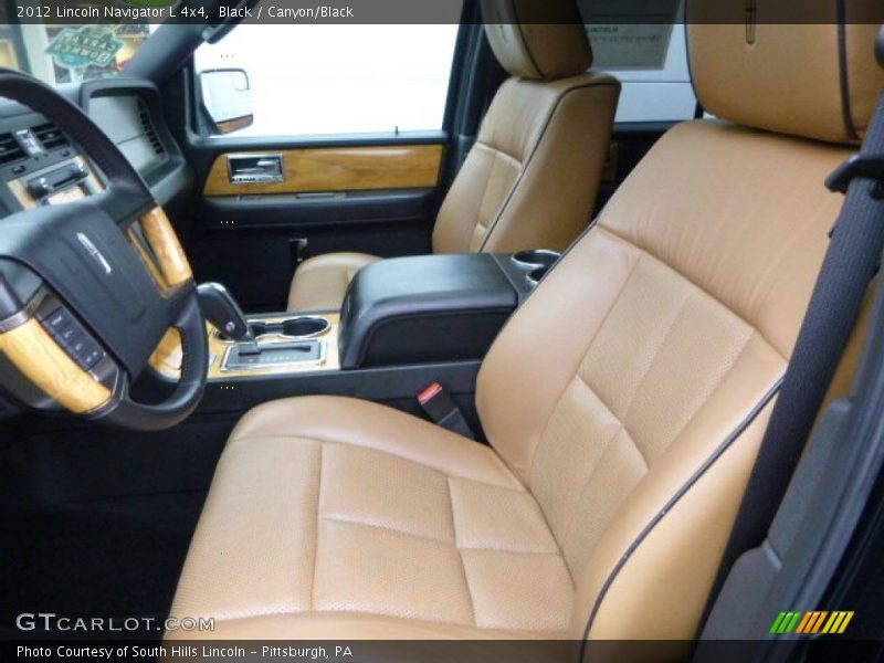 Front Seat of 2012 Navigator L 4x4