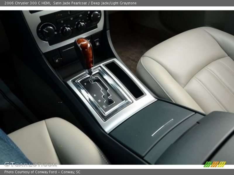 Satin Jade Pearlcoat / Deep Jade/Light Graystone 2006 Chrysler 300 C HEMI