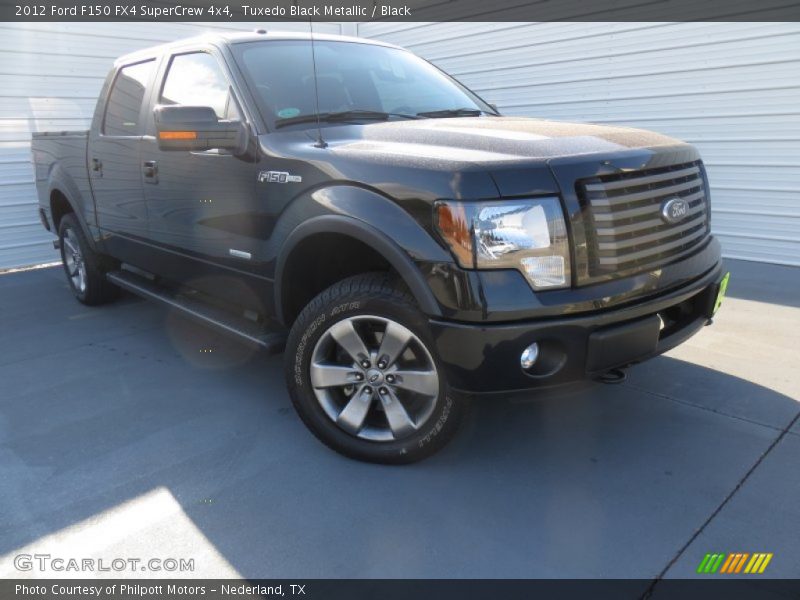 Tuxedo Black Metallic / Black 2012 Ford F150 FX4 SuperCrew 4x4