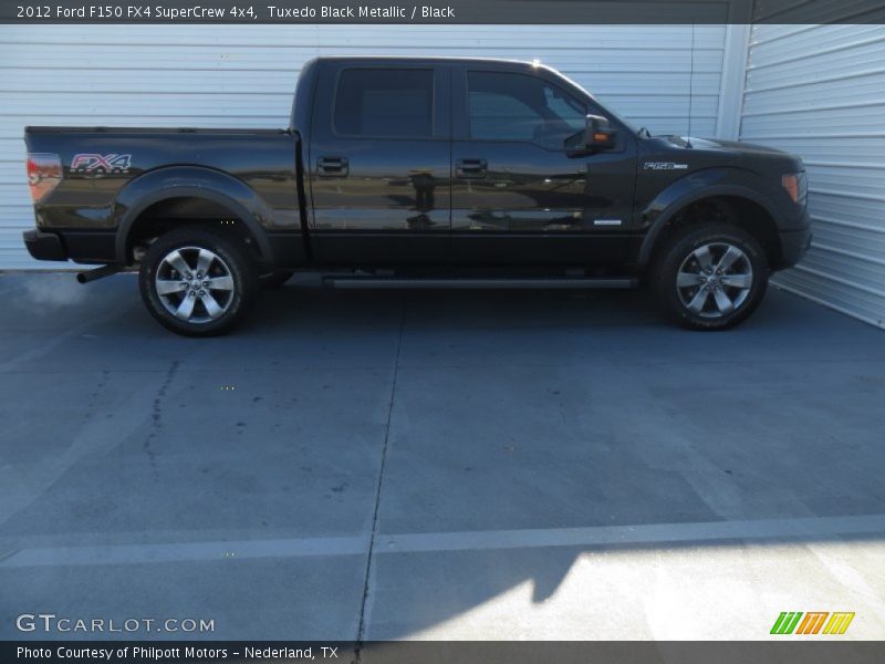 Tuxedo Black Metallic / Black 2012 Ford F150 FX4 SuperCrew 4x4