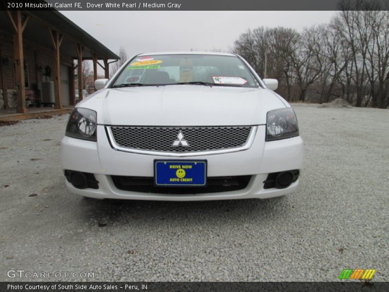 Dover White Pearl / Medium Gray 2010 Mitsubishi Galant FE