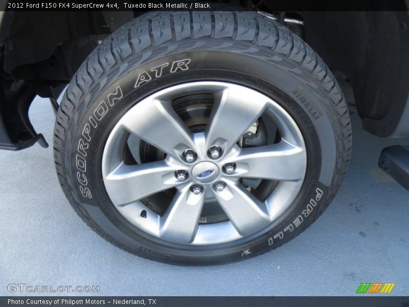 Tuxedo Black Metallic / Black 2012 Ford F150 FX4 SuperCrew 4x4