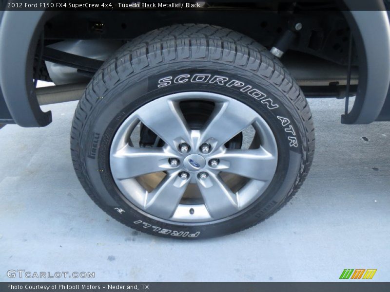 Tuxedo Black Metallic / Black 2012 Ford F150 FX4 SuperCrew 4x4