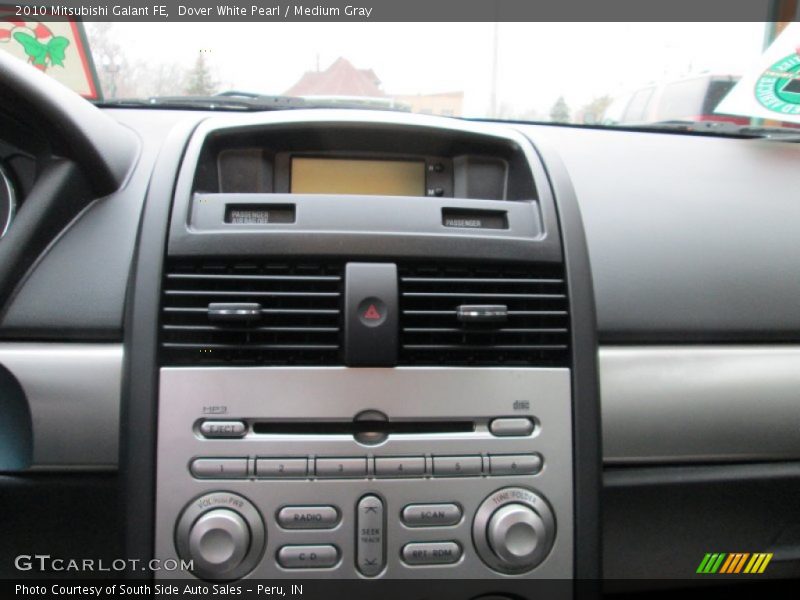 Dover White Pearl / Medium Gray 2010 Mitsubishi Galant FE