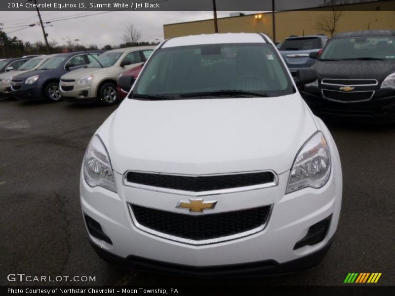 Summit White / Jet Black 2014 Chevrolet Equinox LS