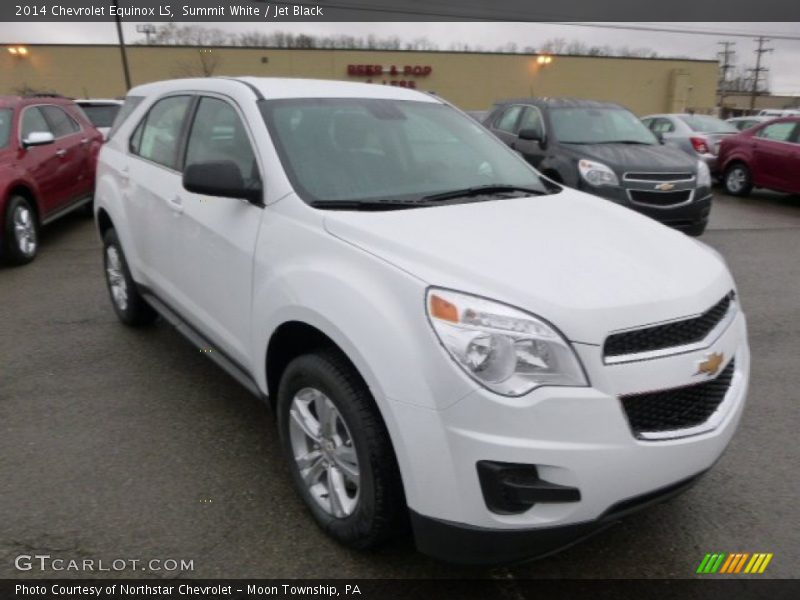 Summit White / Jet Black 2014 Chevrolet Equinox LS