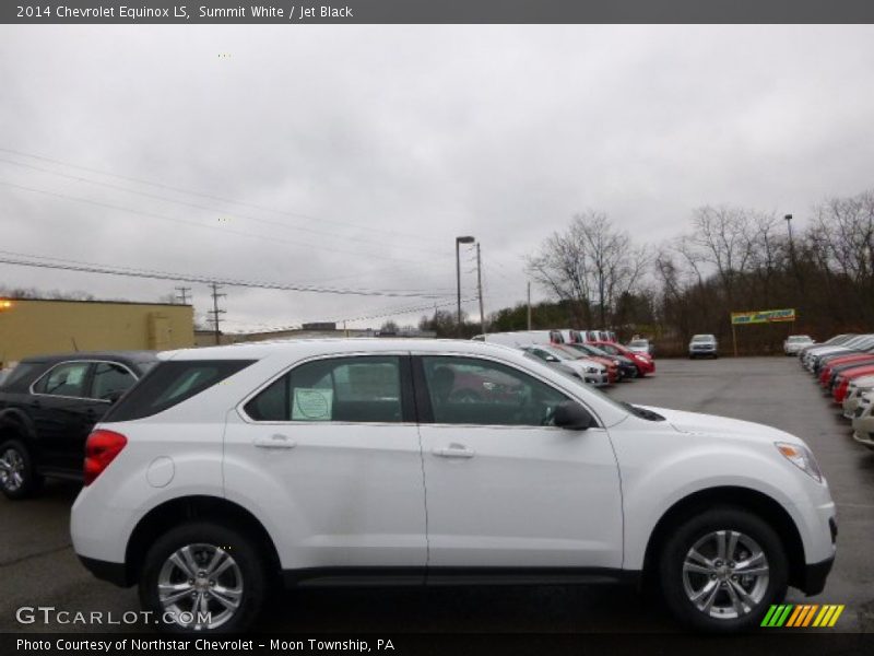 Summit White / Jet Black 2014 Chevrolet Equinox LS