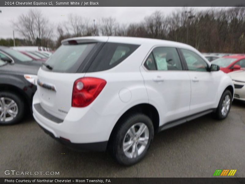 Summit White / Jet Black 2014 Chevrolet Equinox LS