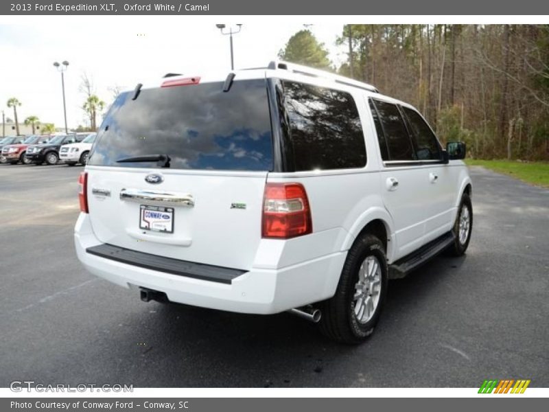 Oxford White / Camel 2013 Ford Expedition XLT