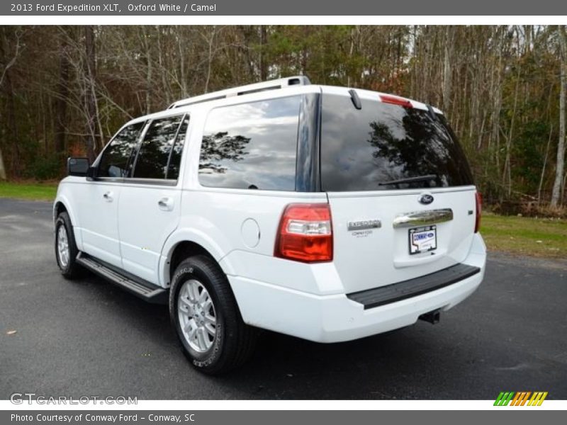 Oxford White / Camel 2013 Ford Expedition XLT