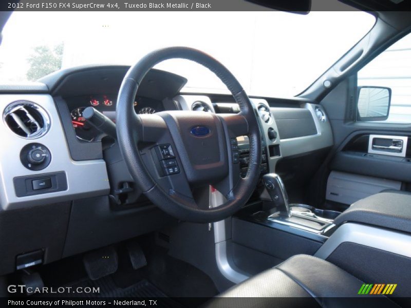 Tuxedo Black Metallic / Black 2012 Ford F150 FX4 SuperCrew 4x4