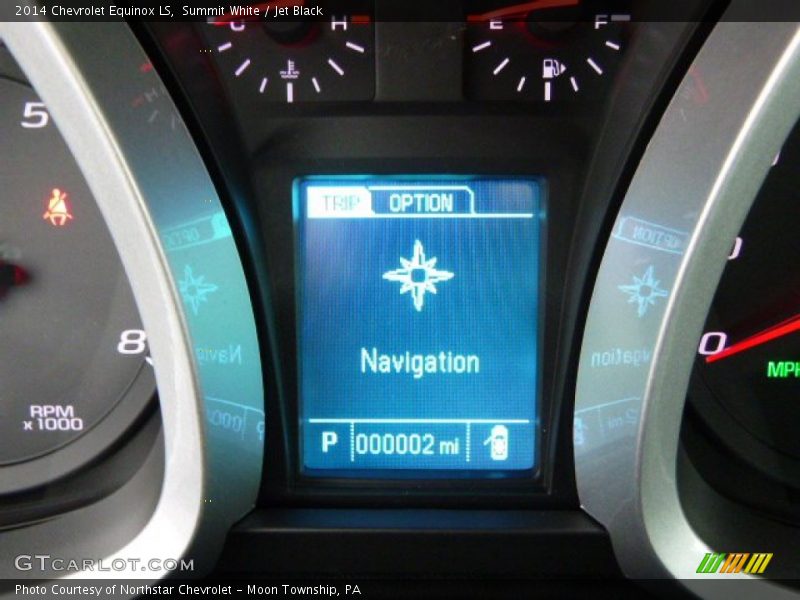 Summit White / Jet Black 2014 Chevrolet Equinox LS