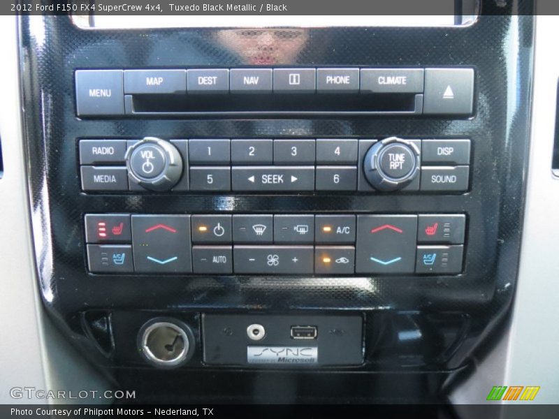Tuxedo Black Metallic / Black 2012 Ford F150 FX4 SuperCrew 4x4