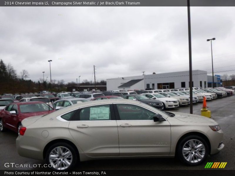 Champagne Silver Metallic / Jet Black/Dark Titanium 2014 Chevrolet Impala LS