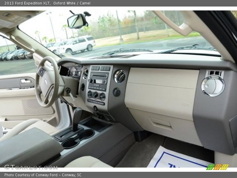Oxford White / Camel 2013 Ford Expedition XLT