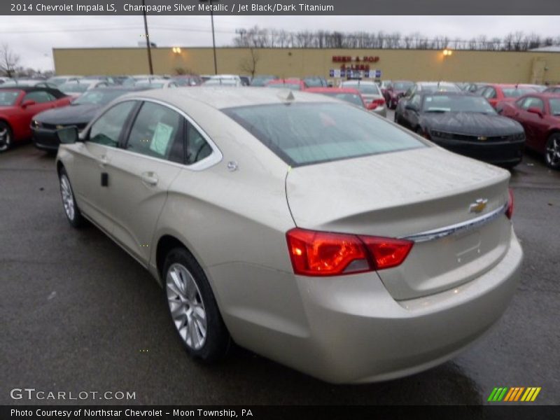 Champagne Silver Metallic / Jet Black/Dark Titanium 2014 Chevrolet Impala LS