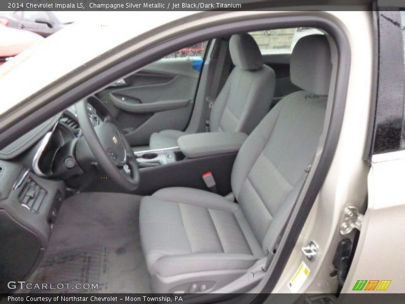 Champagne Silver Metallic / Jet Black/Dark Titanium 2014 Chevrolet Impala LS