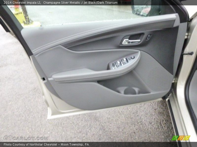 Champagne Silver Metallic / Jet Black/Dark Titanium 2014 Chevrolet Impala LS