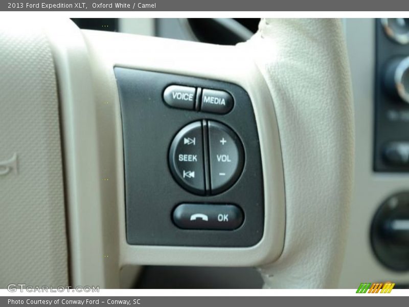 Oxford White / Camel 2013 Ford Expedition XLT