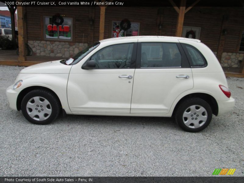 Cool Vanilla White / Pastel Slate Gray 2008 Chrysler PT Cruiser LX