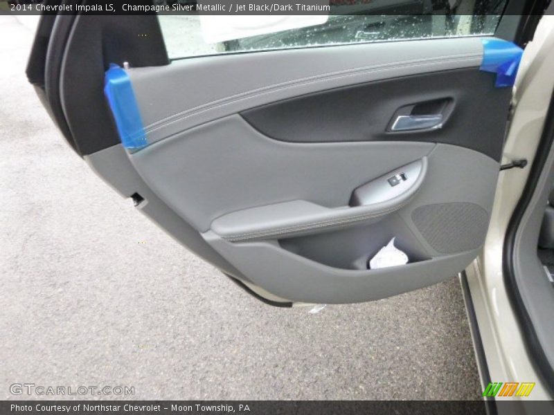 Champagne Silver Metallic / Jet Black/Dark Titanium 2014 Chevrolet Impala LS