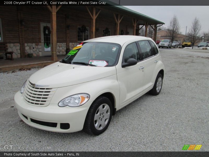 Cool Vanilla White / Pastel Slate Gray 2008 Chrysler PT Cruiser LX
