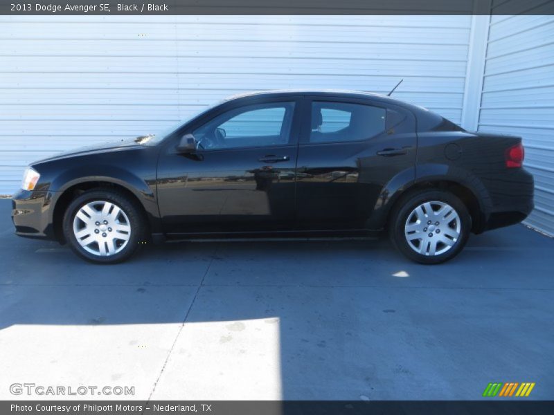 Black / Black 2013 Dodge Avenger SE