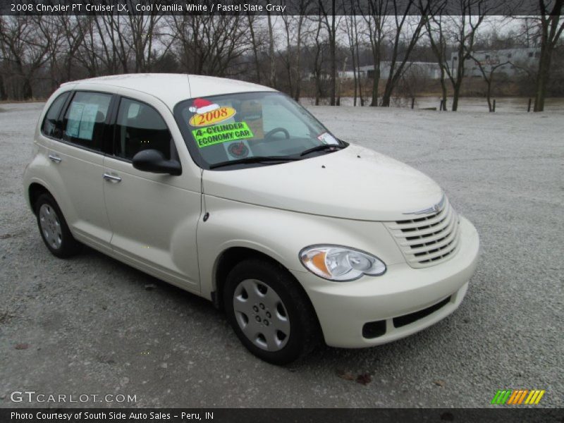 Cool Vanilla White / Pastel Slate Gray 2008 Chrysler PT Cruiser LX