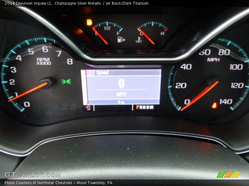 Champagne Silver Metallic / Jet Black/Dark Titanium 2014 Chevrolet Impala LS