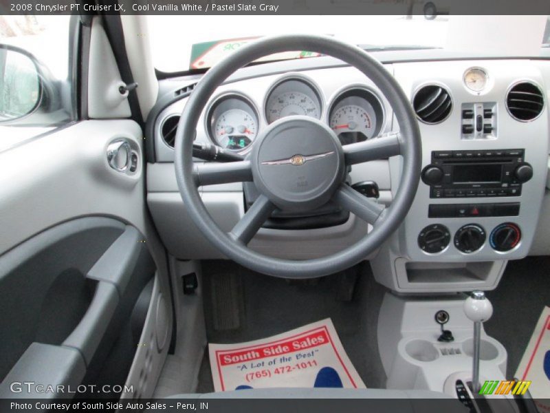 Cool Vanilla White / Pastel Slate Gray 2008 Chrysler PT Cruiser LX