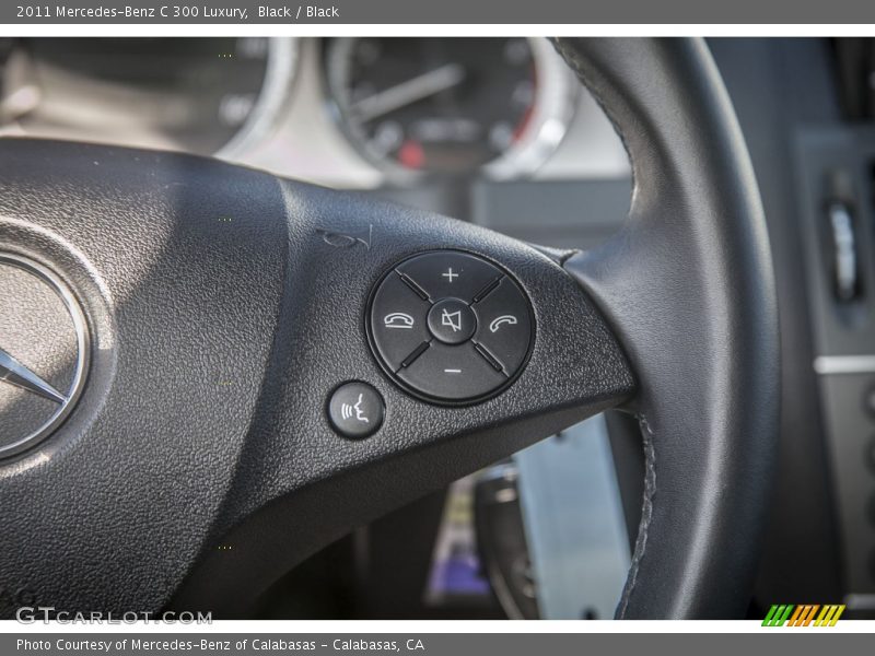 Black / Black 2011 Mercedes-Benz C 300 Luxury