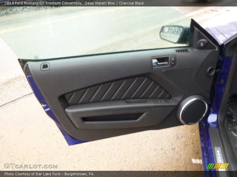 Deep Impact Blue / Charcoal Black 2014 Ford Mustang GT Premium Convertible
