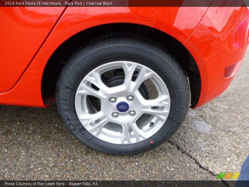Race Red / Charcoal Black 2014 Ford Fiesta SE Hatchback