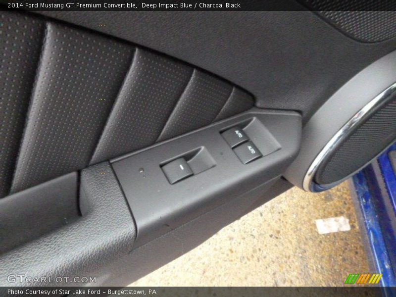 Deep Impact Blue / Charcoal Black 2014 Ford Mustang GT Premium Convertible