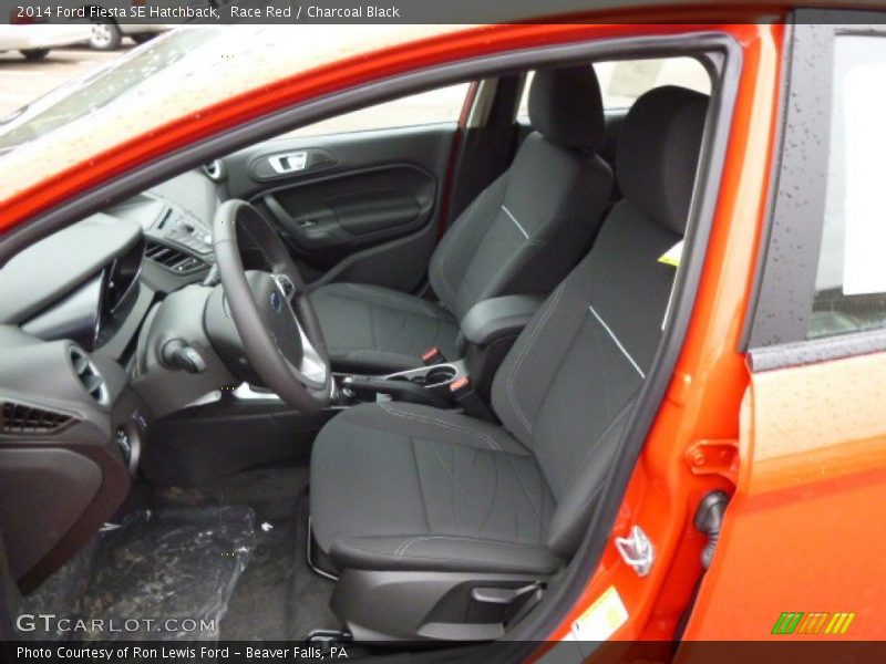 Race Red / Charcoal Black 2014 Ford Fiesta SE Hatchback