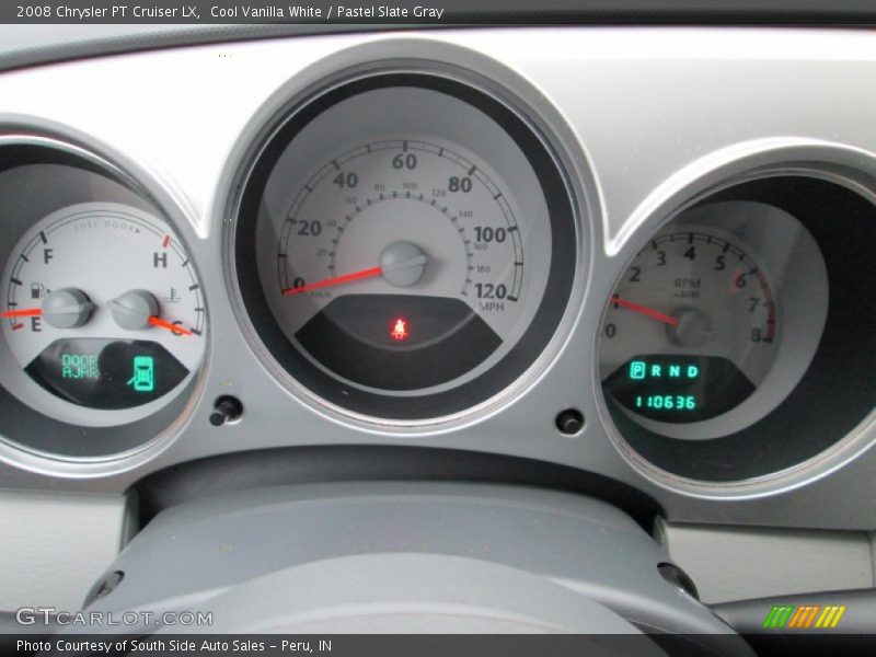 Cool Vanilla White / Pastel Slate Gray 2008 Chrysler PT Cruiser LX