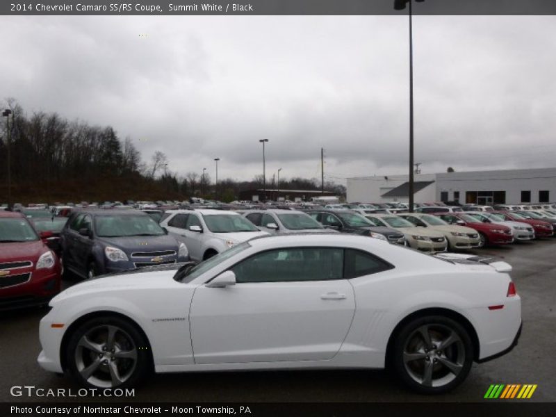 Summit White / Black 2014 Chevrolet Camaro SS/RS Coupe
