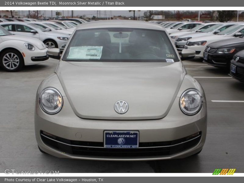 Moonrock Silver Metallic / Titan Black 2014 Volkswagen Beetle TDI
