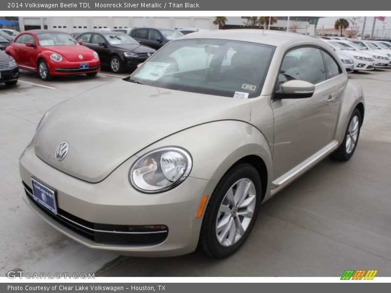 Moonrock Silver Metallic / Titan Black 2014 Volkswagen Beetle TDI