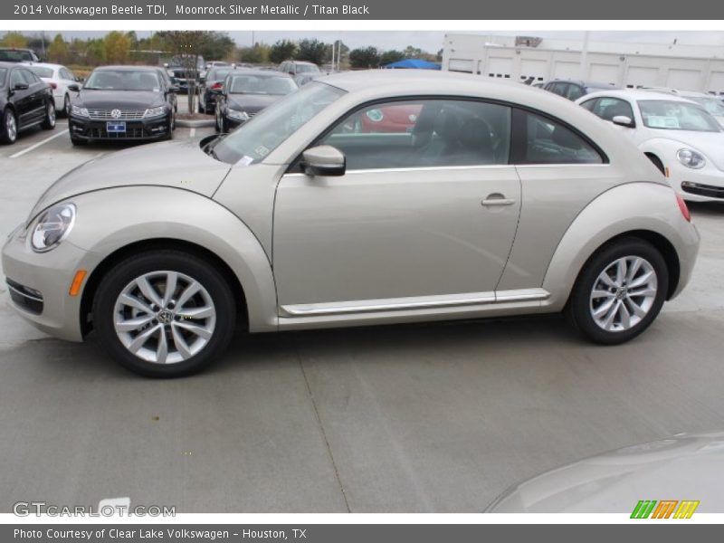 Moonrock Silver Metallic / Titan Black 2014 Volkswagen Beetle TDI